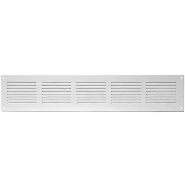 Grille à fente rectangulaire en métal 500 x 100 blanc - MR5010
