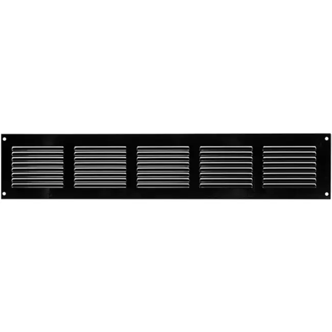 Grille métal 500 x 100 mm noir - MR5010M - RAL9005