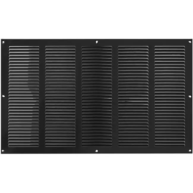 Grille métal 500 x 300 mm noir - MR5030M - RAL9005