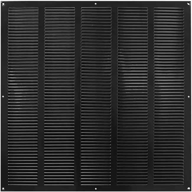 Grille métal 500 x 500 mm noir - MR5050M - RAL9005