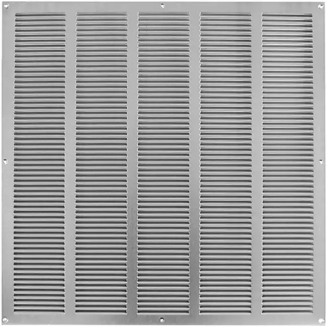 Grille métal 500 x 500 mm zinc - MR5050Zn