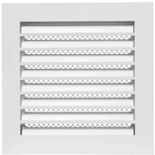 Grille métal industriel 200 x 200 mm blanc - MRF2020
