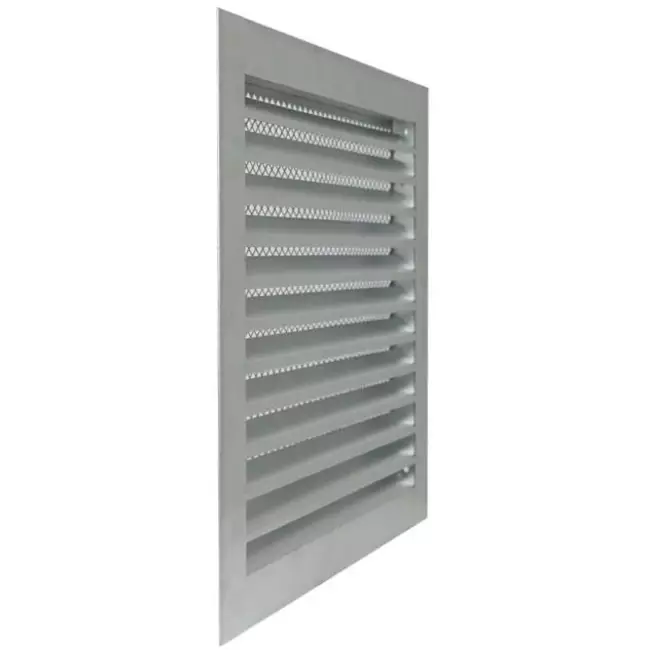 Grille métal 300 x 300 mm zinc - MRF3030Zn