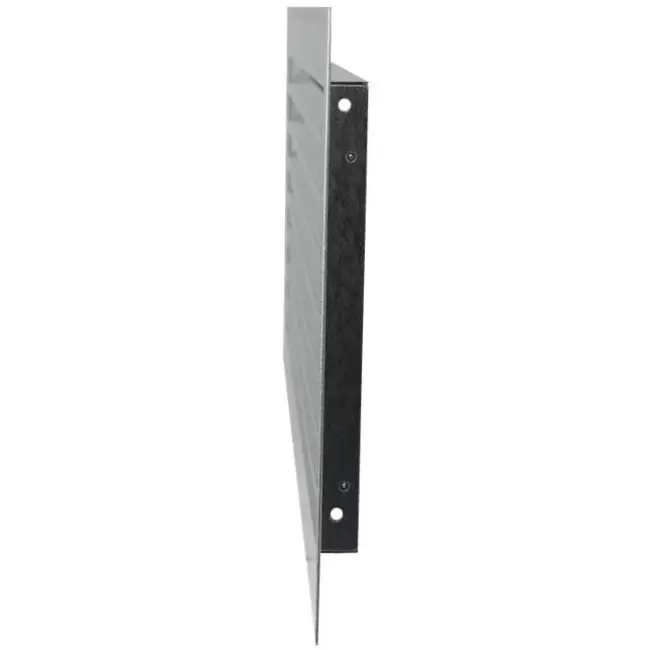 Grille métal industriel 500 x 200 mm zinc - MRF5020Zn