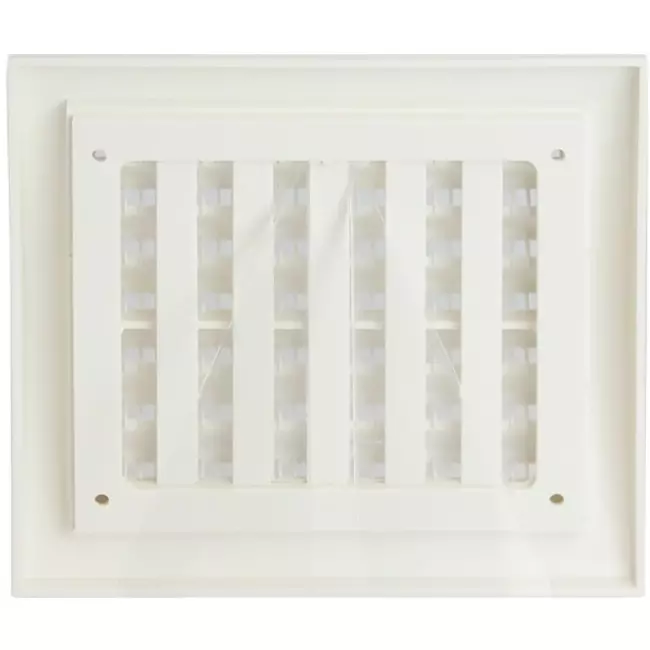 Grille murale réglable 150 x 150 blanc - N10R