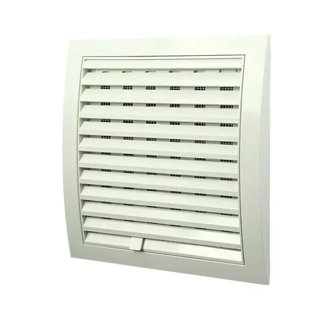 Grille murale réglable 190 x 190 blanc - N12R