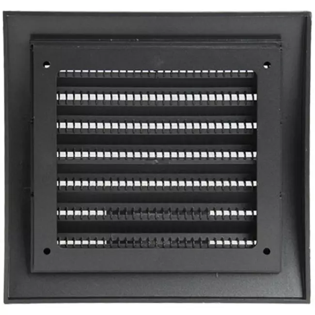 Grille murale 190 x 190 mm anthracite - N12A