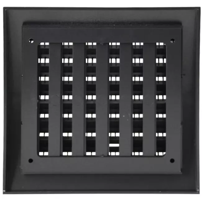 Grille murale réglable 190 x 190 mm anthracite - N12RA