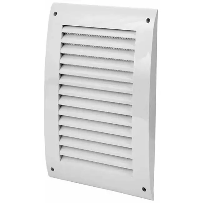 Grille murale 250x170 mm blanc - N25