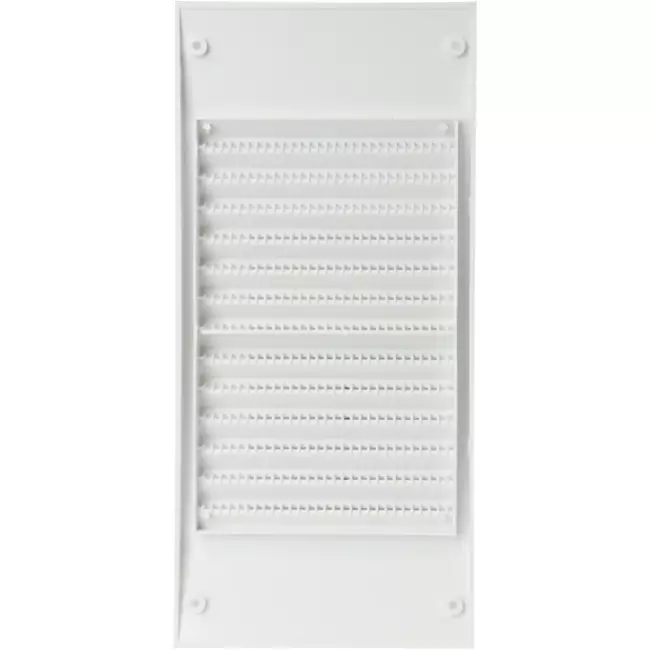Grille murale 300x140 mm blanc - N30