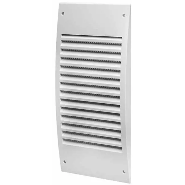 Grille murale 300x140 mm blanc - N30