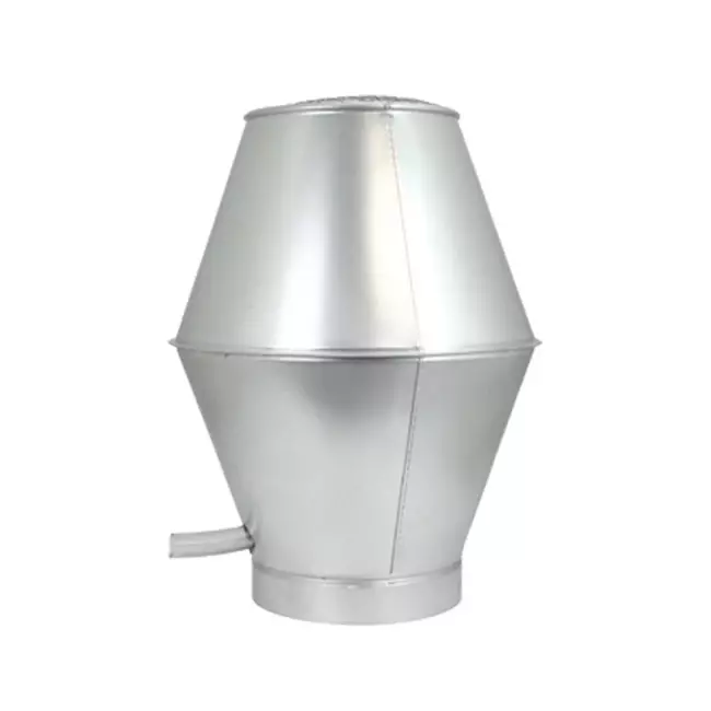 Capuchon déflecteur rond 315 mm sendzimir galvanisé