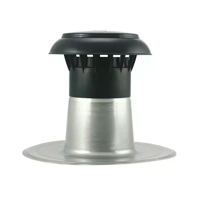 Aération pour toit plat avec capuchon en plastique Ø 90-100 mm