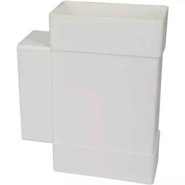 Té rectangulaire en plastique 110 x 55 - KT