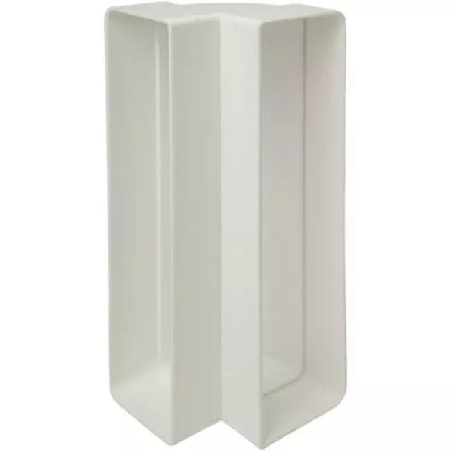 Coude vertical rectangulaire en plastique à 90° 220x90mm - KLV29-90