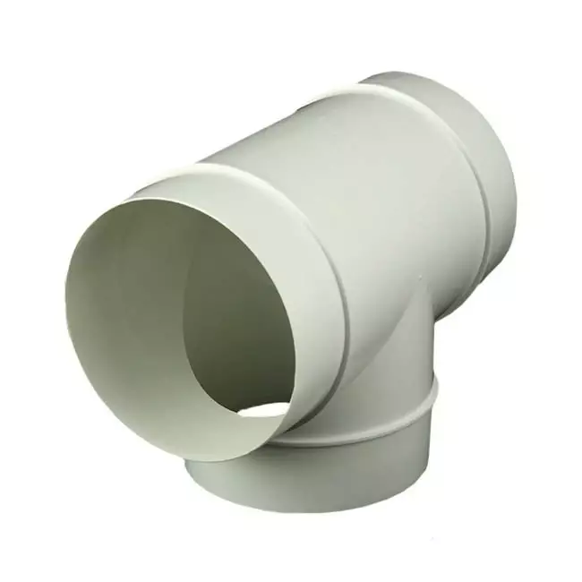 Diamètre du té rond en plastique : 100 mm AT100