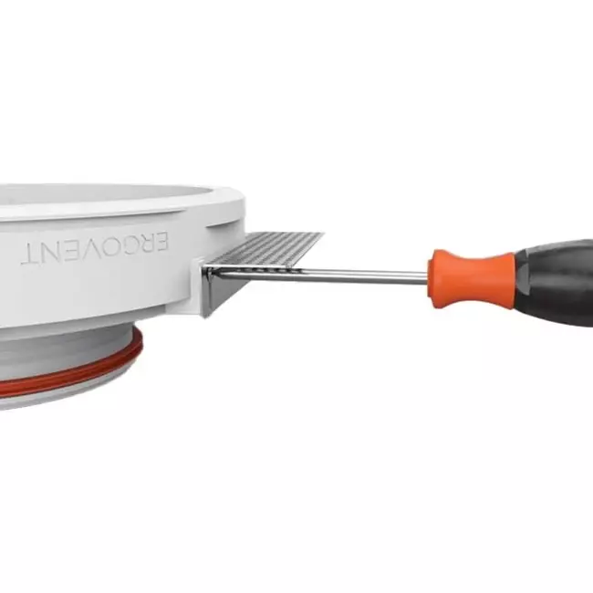 Ergovent bouche de ventilation sans cadre encastrable ronde 100 mm