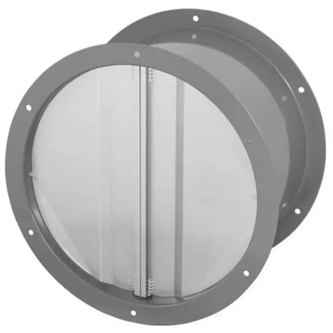 Clapet anti retour horizontal Ruck pour ventilateur axial Ø 1000 - RVK H 1000