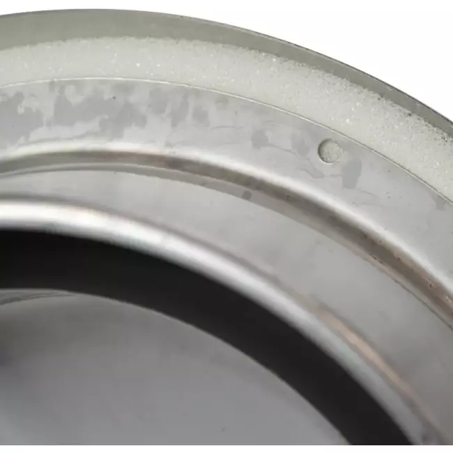 Bouche d'extraction en acier inoxydable Ø 100 mm avec douille de fixation - DVS100Y/1