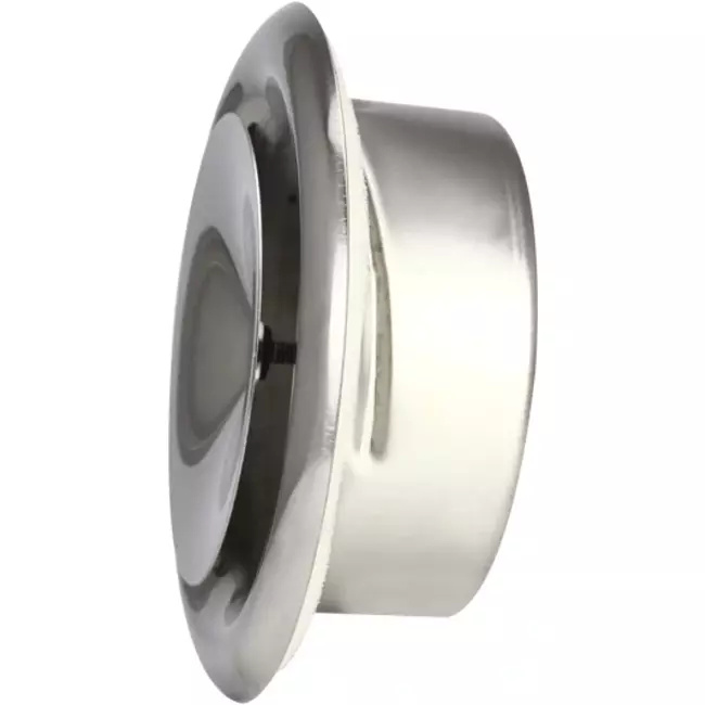 Bouche d'alimentation en acier inoxydable Ø 100 mm avec douille de fixation - DVS-PY100