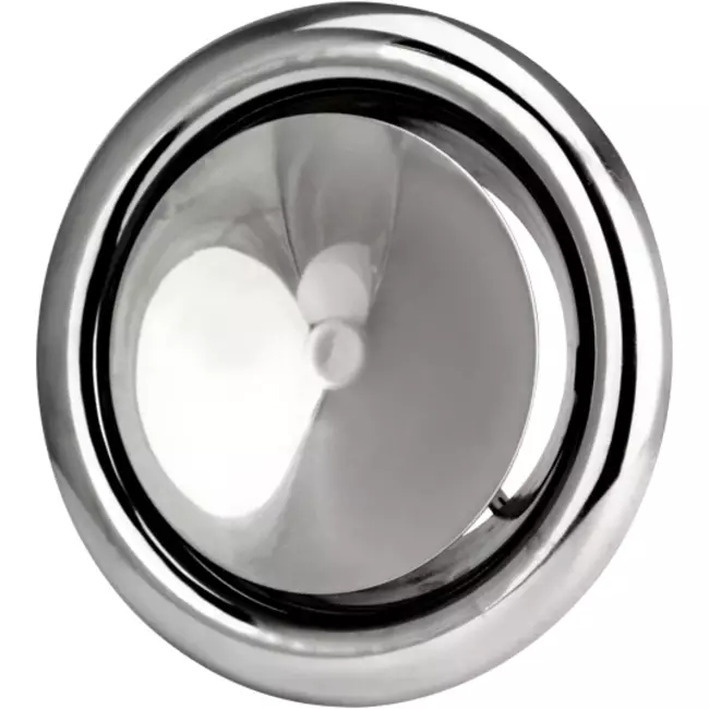 Bouche d'alimentation en acier inoxydable Ø 100 mm avec douille de fixation - DVS-PY100
