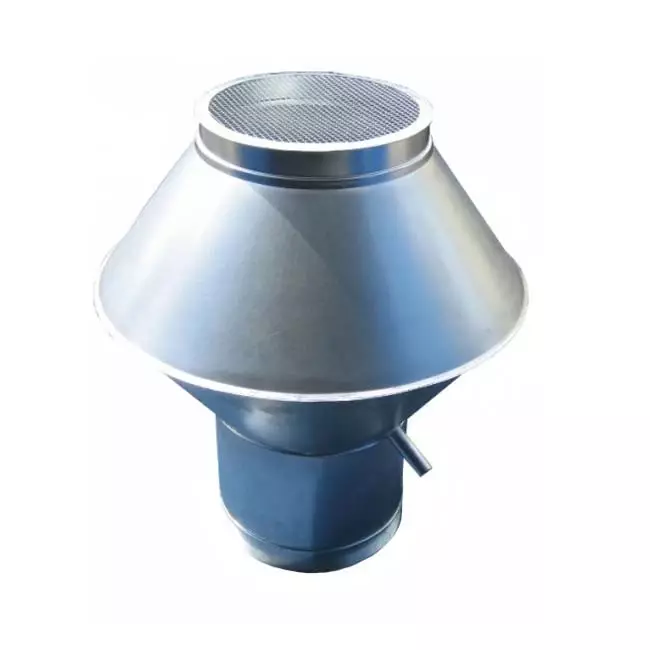 Capuchon déflecteur rond 100 mm (acier inoxydable / INOX)