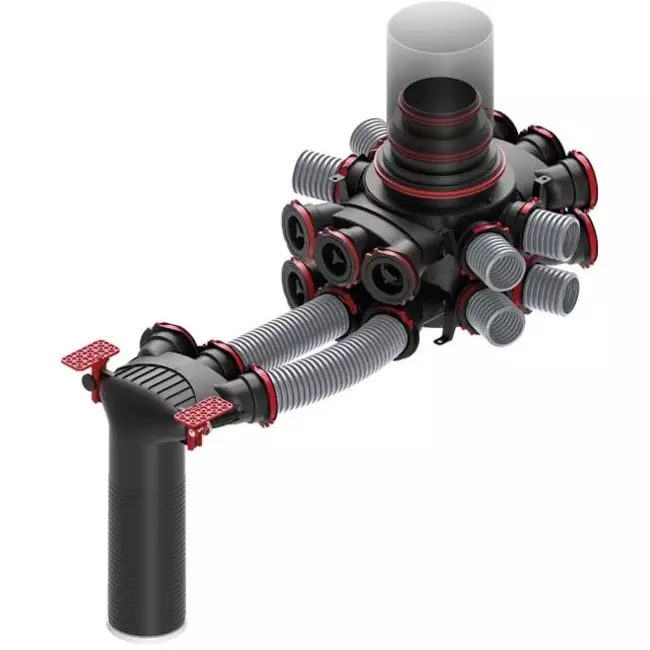 Boîte de distribution d'air Heatpex Aria (10 x 75 mm)