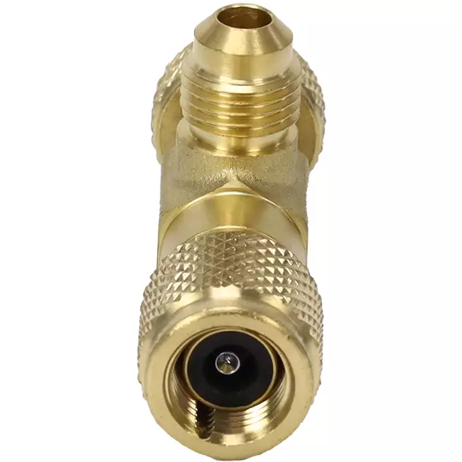 Valve de mesure avec joint schrader 5/16*5/16 (avec valve)