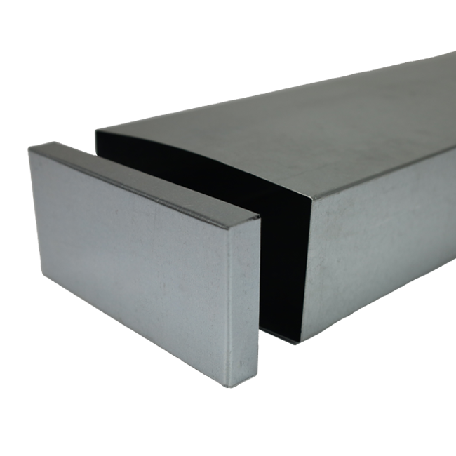 Couvercle 220x80 mm pour gaine plate