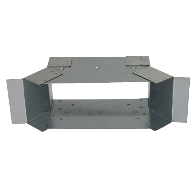 Raccordement latéral 220x80 mm pour tuyau d'évacuation des fumées