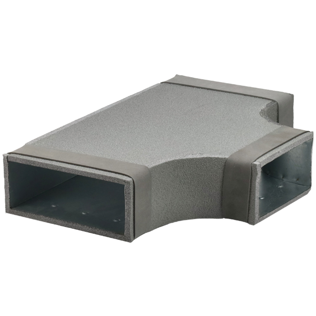 Thermoduct T-Stück 90 Grad 220x80 - 220x80 für Luftkanäle