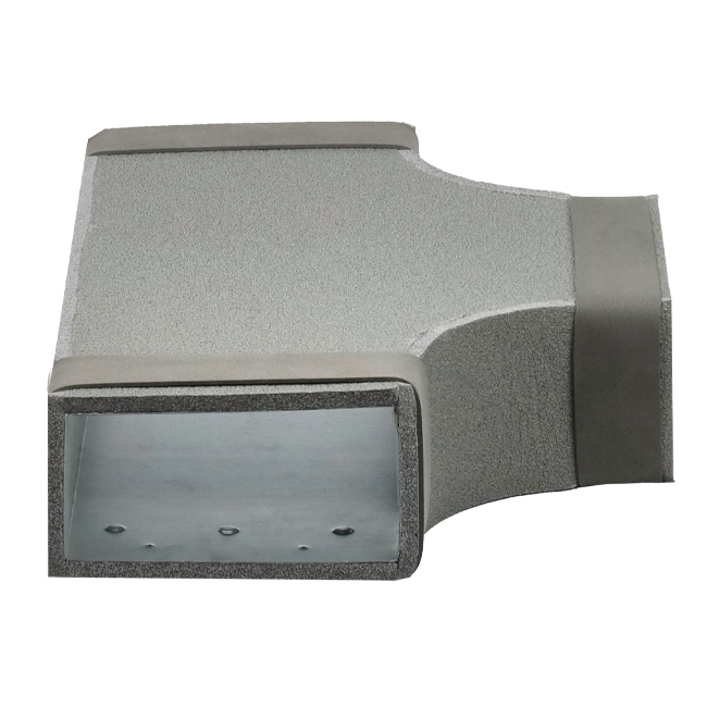 Thermoduct T-Stück 90 Grad 300x80 - 220x80 für Luftkanäle