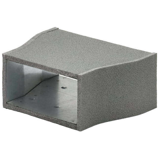 Réducteur de thermoduc 300x80 à 170x80 pour gaine