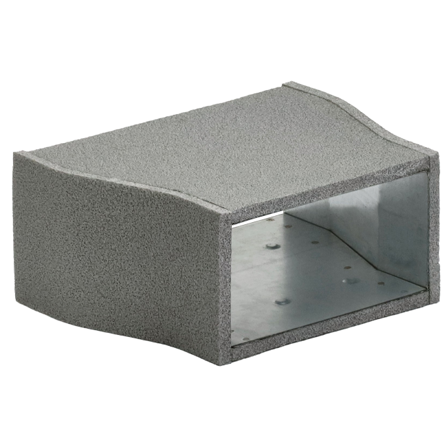 Réducteur de thermoduc 300x80 à 170x80 pour gaine