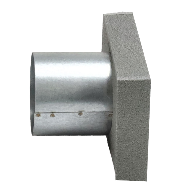 Couvercle de thermoduc 170x80 avec diamètre de raccordement 80 mm pour gaine