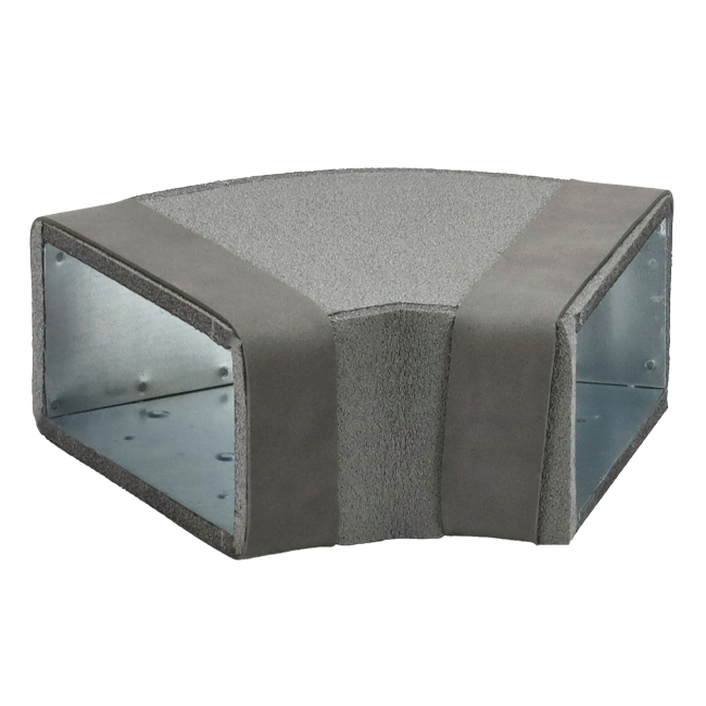 Thermoduct Einlaufkrümmer 45 Grad 220x80 mm horizontal