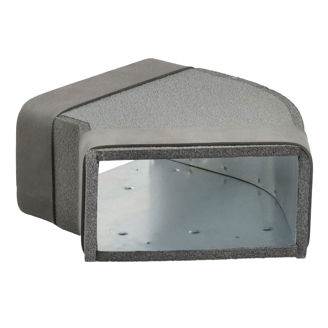 Thermoduct Einlaufkrümmer 45 Grad 220x80 mm horizontal