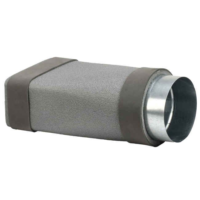 Reduzierstück 220x80 mm auf Durchmesser 125 mm