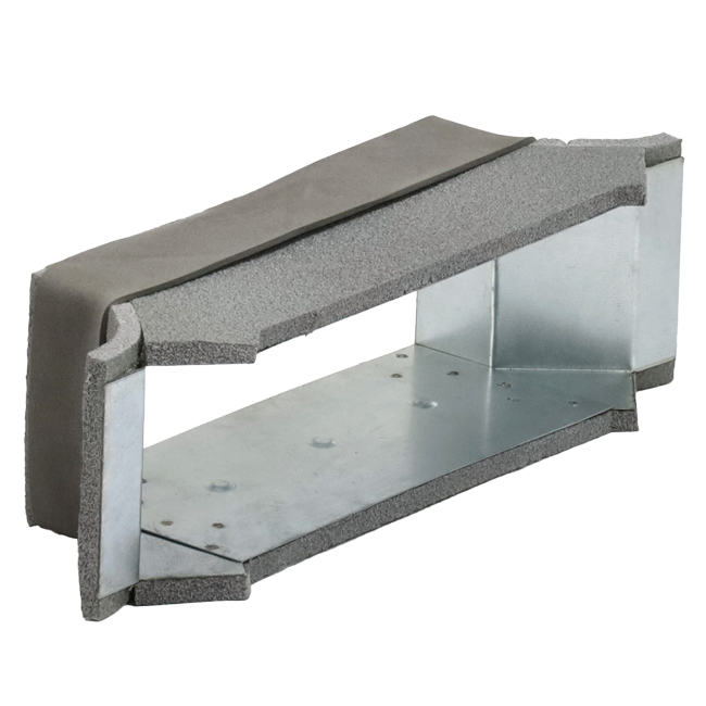 Raccordement latéral Thermoduct 170mm x 80mm pour gaine