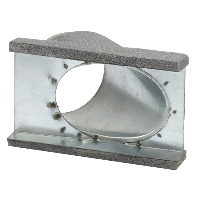 Thermoduct Déviation de 45 degrés 80 mm