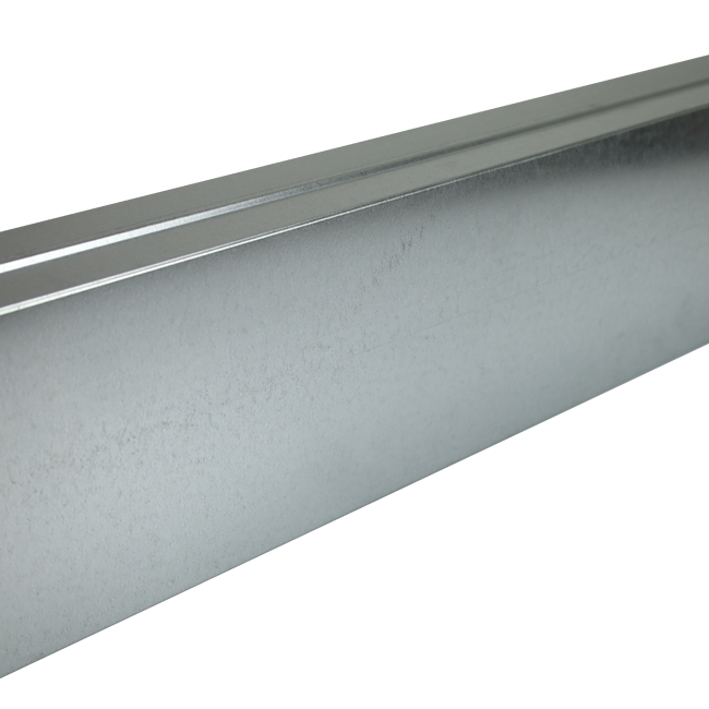Gaine plate galvanisée 300x80 longueur de 1.5m
