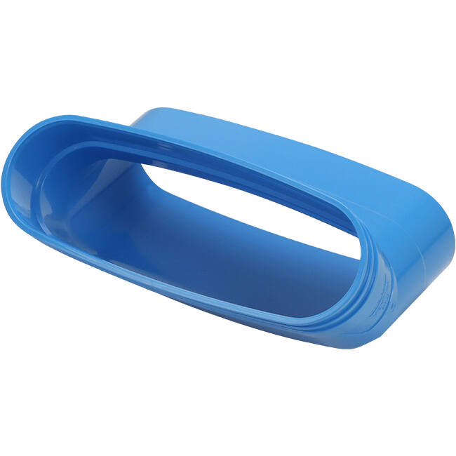 Wavin Ventiza Coude 45 degrés PVC ovale 235x80 mm vertical M/S