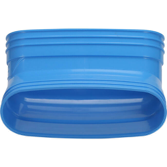 Wavin Ventiza Coude 45 degrés PVC ovale 195x80 mm vertical M/M