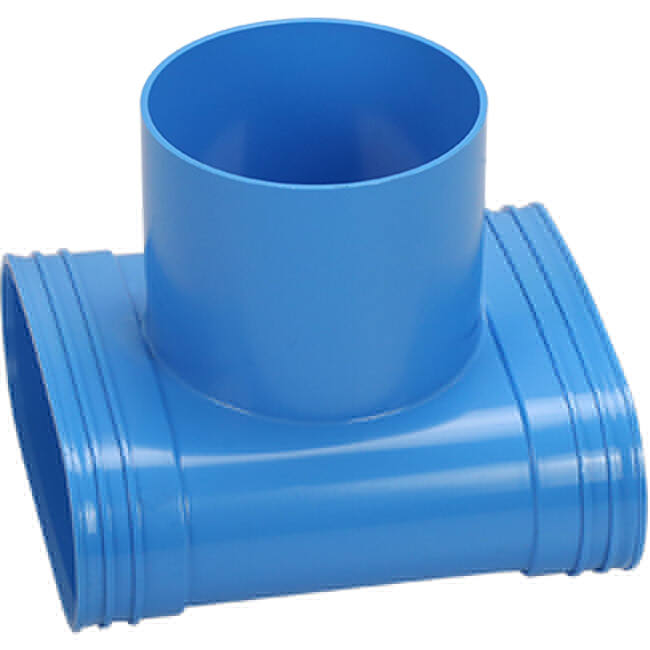 Wavin Ventiza T-pièce PVC ovale 195x80x50 mm par diamètre 125 mm M/M/M