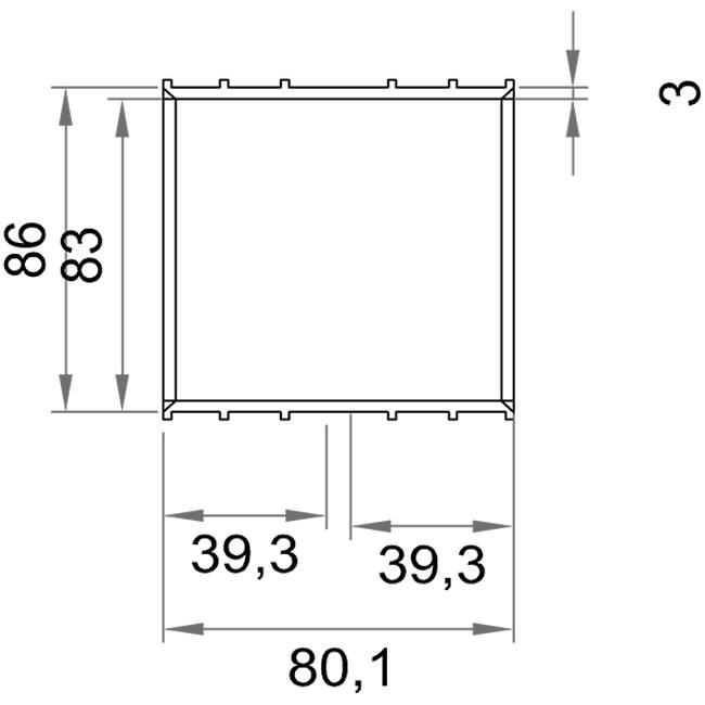 Wavin Ventiza Manchon collé PVC ovale 195x80 mm M/M