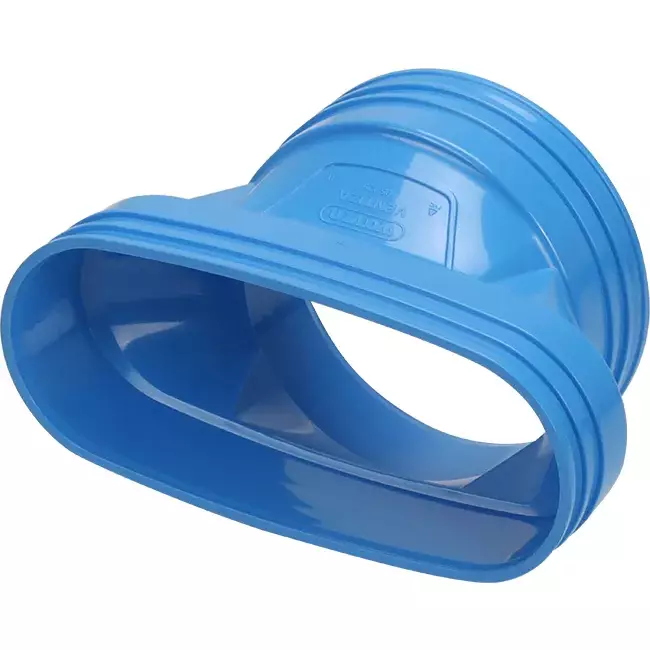 Wavin Ventiza Transition PVC ovale 195x80 mm vers 125 mm M/M