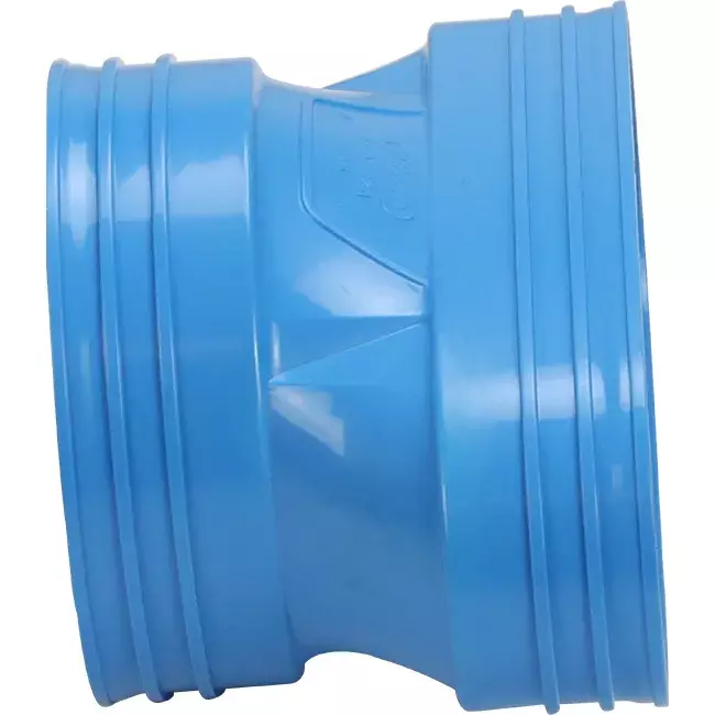 Wavin Ventiza Transition PVC ovale 195x80 mm vers 125 mm M/M