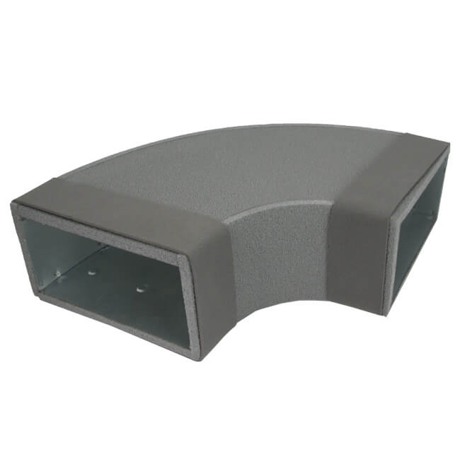 Thermoduct Einlaufbogen 90 Grad 220x80 mm horizontal