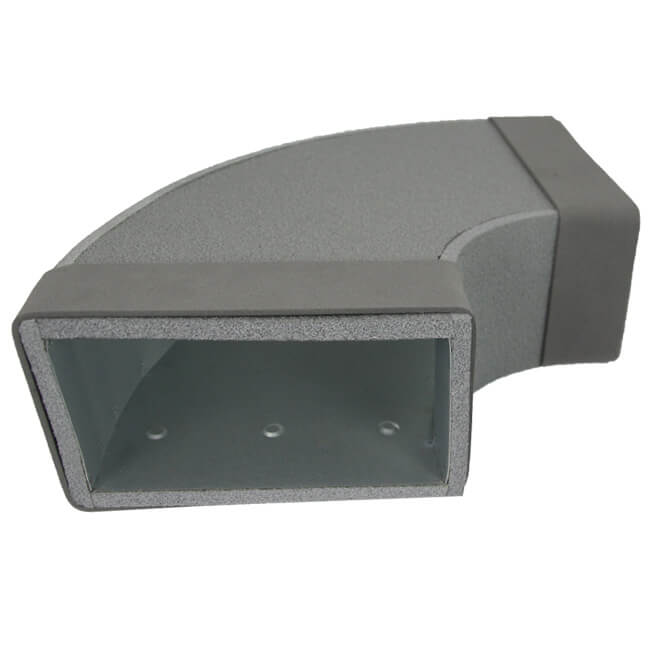 Thermoduct Einlaufbogen 90 Grad 220x80 mm horizontal