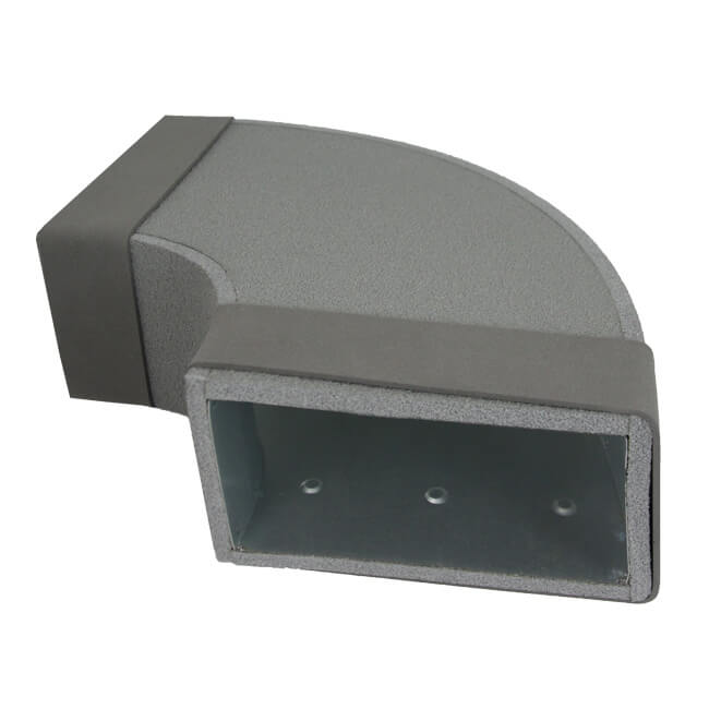 Thermoduct Einlaufbogen 90 Grad 220x80 mm horizontal